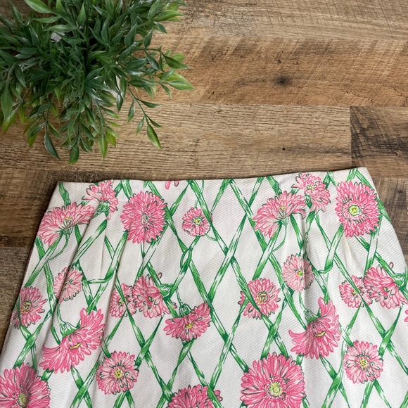 Lilly Pulitzer Daisy Print scalloped Hem Skirt - Picture 5 of 11